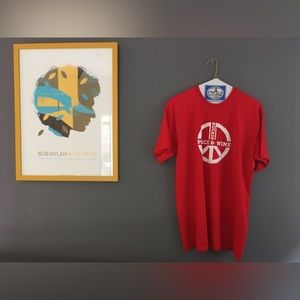 Peace & Wine Red Tee - Large (M)